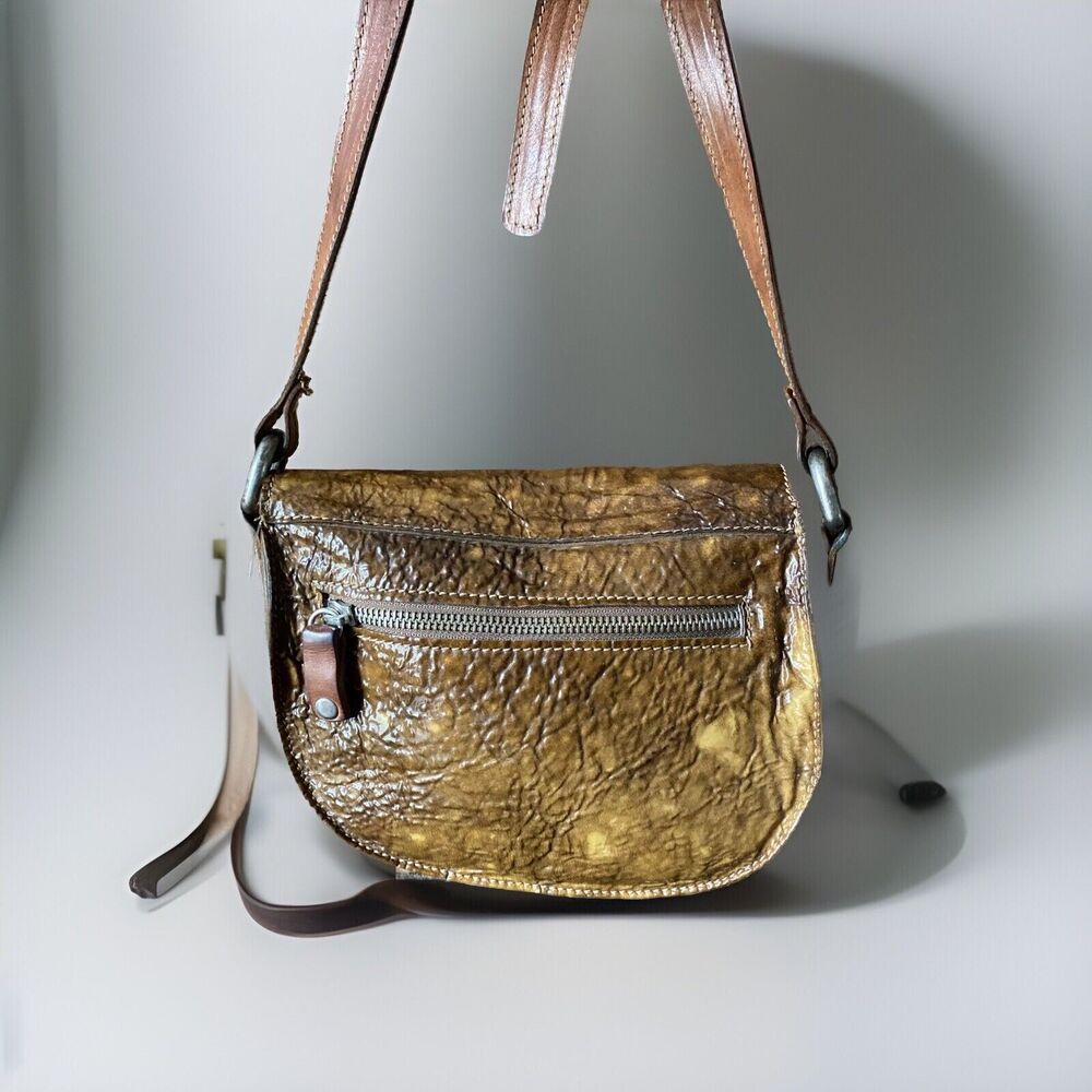 VIN BAKER women's Cross-Body Shoulder HandBag Purse USA crinkle